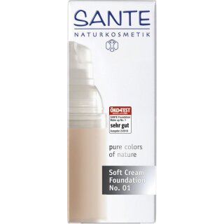 Sante Soft Cream Foundation porcell. No. 01 30ml