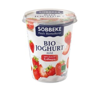 Söbbeke Joghurt Erdbeere - Bio - 400g