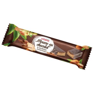 Vitana Mousse au chocolat-Riegel mit Zartbitter-Schokolade überzogen - Bio - 40g
