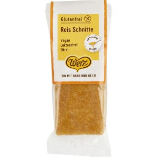 Werz Reis Schnitte glutenfrei - Bio - 60g
