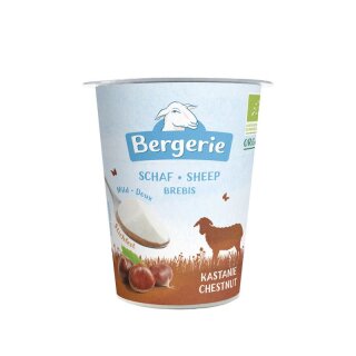Bergerie Schafjoghurt auf Kastanie - Bio - 125g