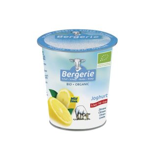 Bergerie Schaf Schafjoghurt HALBFETT Zitrone - Bio - 125g