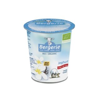 Bergerie Schaf Schafjoghurt HALBFETT Vanille - Bio - 125g