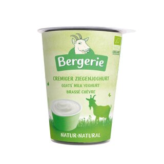 Bergerie Ziegenjoghurt Natur cremig gerührt - Bio - 400g
