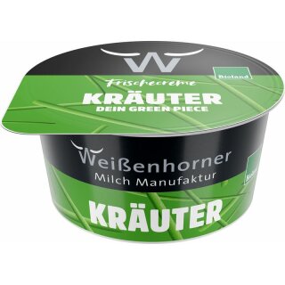 Weißenhorner WH MM Bioland FrischeCreme Kräuter - Bio - 150g