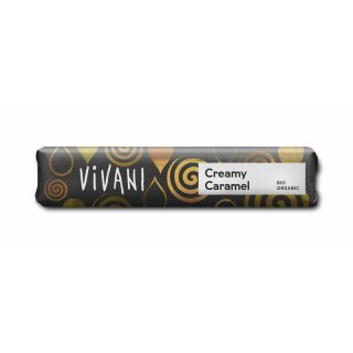 Vivani Creamy Caramel Schokoriegel - Bio - 40g