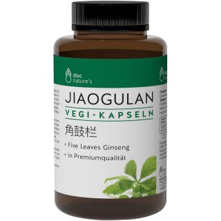 Gesund & Leben doc nature’s Jiaogulan Vegi-Kapseln 400 mg - 100Stück