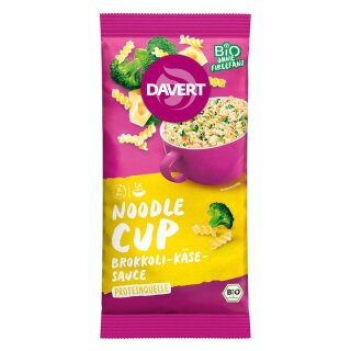 Davert Noodle-Cup Brokkoli-Käse-Sauce - Bio - 64g