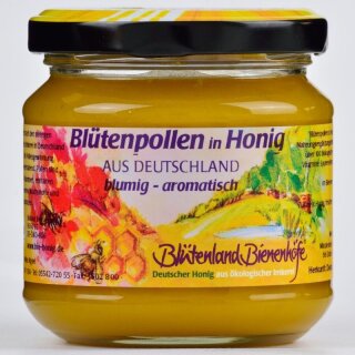 Blütenland Bienenhöfe - Blütenpollen in Honig, bio