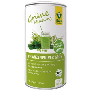 Raab Vitalfood Pflanzenpulver Grün - Bio - 180g