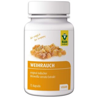 Raab Vitalfood Weihrauch (Orig. indischer Boswellia serrata Extrakt) 44,3g