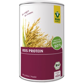 Raab Vitalfood Reis Protein Pulver - Bio - 400g