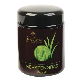 Semen Vitae Gerstengras-Kapseln in Violett Glas - Bio - 125Stück