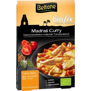 Beltane Biofix Madras Curry glutenfrei lactosefrei - Bio - 19,7g