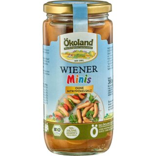 Ökoland Wiener Minis in Delikatess-Qualität - Bio - 0,18kg