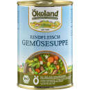 Ökoland Rindfleisch-Gemüsesuppe - Bio - 400g