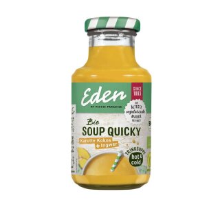EDEN Soup Quicky Karotte Kokos + Ingwer - Bio - 250ml