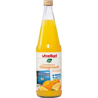 Voelkel Griechischer Orangensaft 100% Direktsaft - Bio - 0,7l
