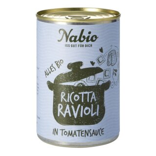 NAbio Ravioli in Ricotta-Tomatensauce - Bio - 400g