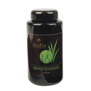 Semen Vitae Gerstengras-Pulver . in Violett Glas - Bio - 160g
