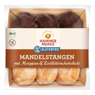 Hammermühle Mandelstangen mit Marzipan & Zartbitterschokolade - Bio - 125g