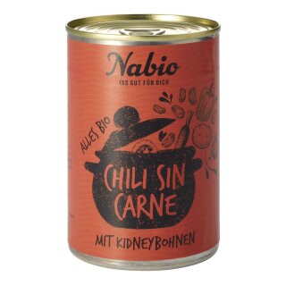 Nabio Chili Sin Carne - Bio - 400g