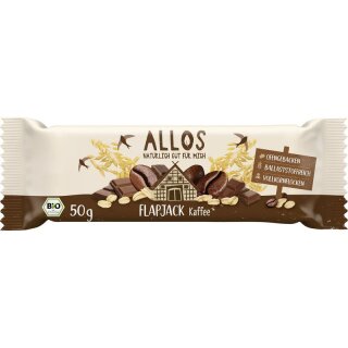 Allos Flapjack Kaffee - Bio - 50g