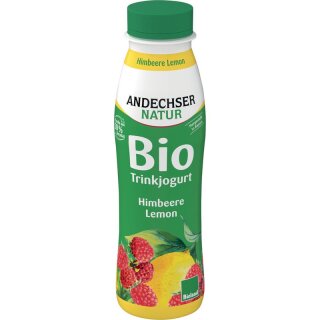 Andechser Natur Trinkjogurt Himbeere-Lemon - Bio - 330g