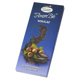 Liebhart’s Nougat in Edel-Zartibtter-Schokolade - Bio - 100g