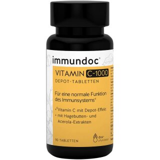 Doc Phyotlabor immundoc VITAMIN C-1000 Depot-Tabletten - 90Stück