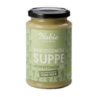 Nabio Wurzelgemüse Suppe + Schnittlauch VON HIER - Bio - 375ml