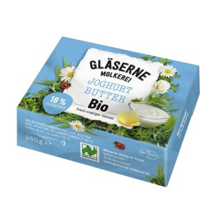 Gläserne Molkerei GM Joghurtbutter - Bio - 250g