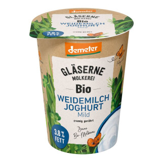 Gläserne Molkerei GM Weidemilchjoghurt 3,8% Fett - Bio - 500g