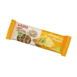 Vitana Ananas-Mandel-Fruchtschnitten - Bio - 60g