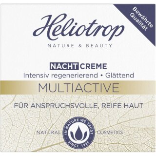 Heliotrop Multiactive Nachtcreme- Regenerative Pflege für anspruchsvolle und reife Haut - 50ml