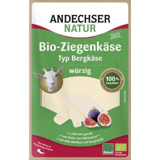 Andechser Natur Ziegenkäse 48% Scheiben - Bio - 125g