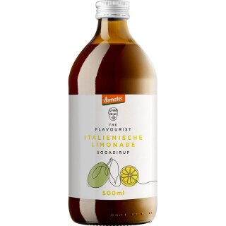 The Flavourist Italienische Limonade Getränkesirup - Bio - 0,5l