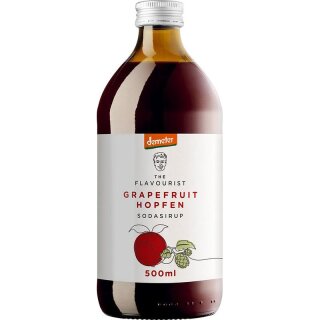The Flavourist Grapefruit Hopfen Getränkesirup - Bio - 0,5l
