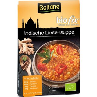 Beltane Biofix Indische Linsensuppe glutenfrei lactosefrei - Bio - 19,8g