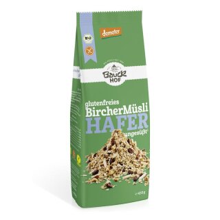 Bauckhof Hafer Müsli Bircher glutenfrei Dem - Bio - 450g
