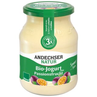 Andechser Natur AN Jogurt mild Passionsfrucht 3,8% - Bio - 500g