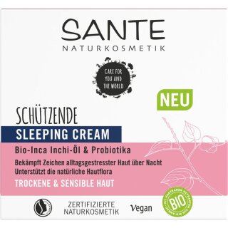 Sante Schützende Sleeping Cream Inca Inchi-Öl & Probiotika - 50ml