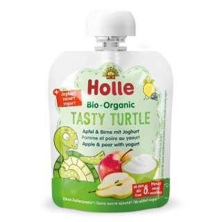 Holle Tasty Turtle Apfel & Birne mit Joghurt - Bio - 85g