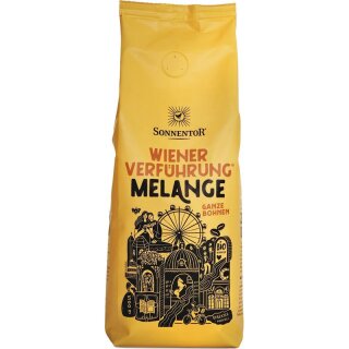 Sonnentor Melange Kaffee ganze Bohne Wiener Verführung - Bio - 500g