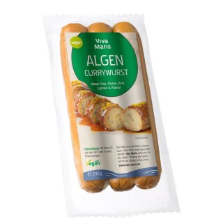 Viva Maris Vegane Algen Currywurst - 240g x 6  - 6er Pack VPE