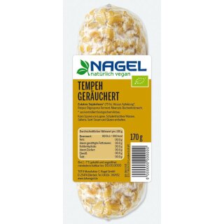 Nagel Tofu Tempeh Geräuchert - Bio - 170g x 5  - 5er Pack VPE