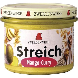 Zwergenwiese Mango Curry Streich - Bio - 180g x 6  - 6er Pack VPE