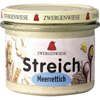 Zwergenwiese Meerrettich Streich - Bio - 180g x 6  - 6er Pack VPE