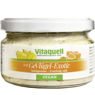 Vitaquell GeVlügel-Exotic-Salat - 180g x 6  - 6er Pack VPE