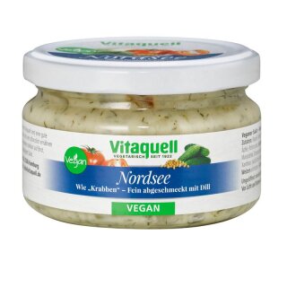Vitaquell Nordsee-Salat wie "Krabben" - 180g x 6  - 6er Pack VPE